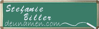 Stefanie Biller Visitenkarte